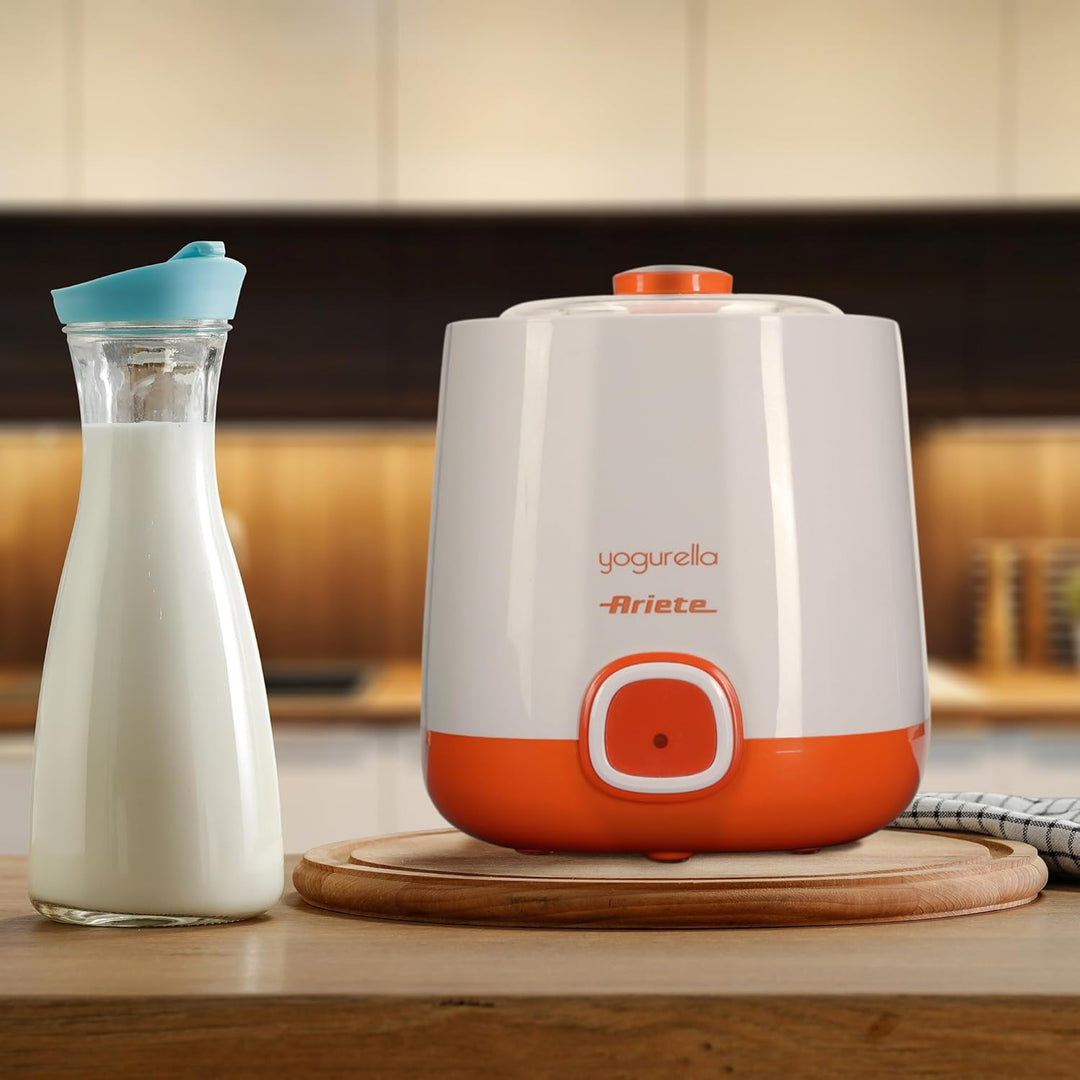 Ariete 621 Yogurella - Joghurtbereiter zur Zubereitung von klassischem Joghurt und griechischem Jogh