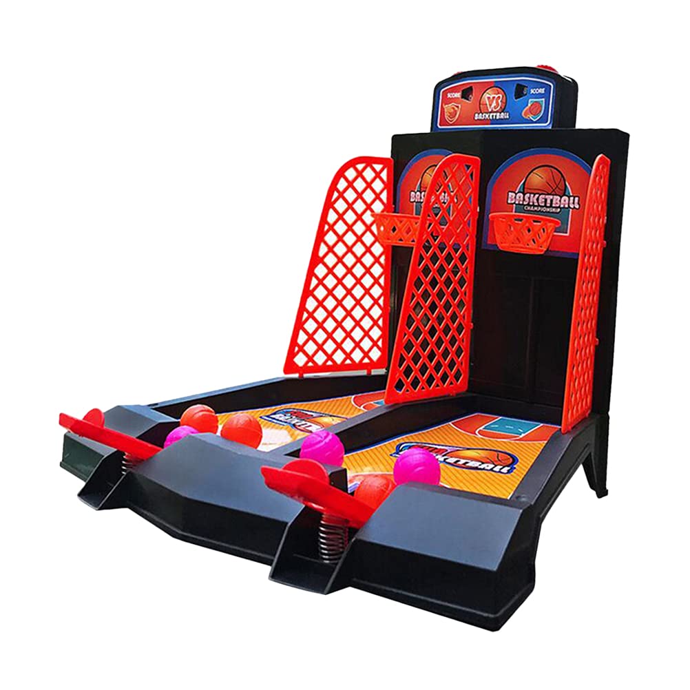 Mini-Basketballspiel, Desktop-Basketball-Spiel-Set, ein oder zwei Spieler, Finger-Basketball-Schiess