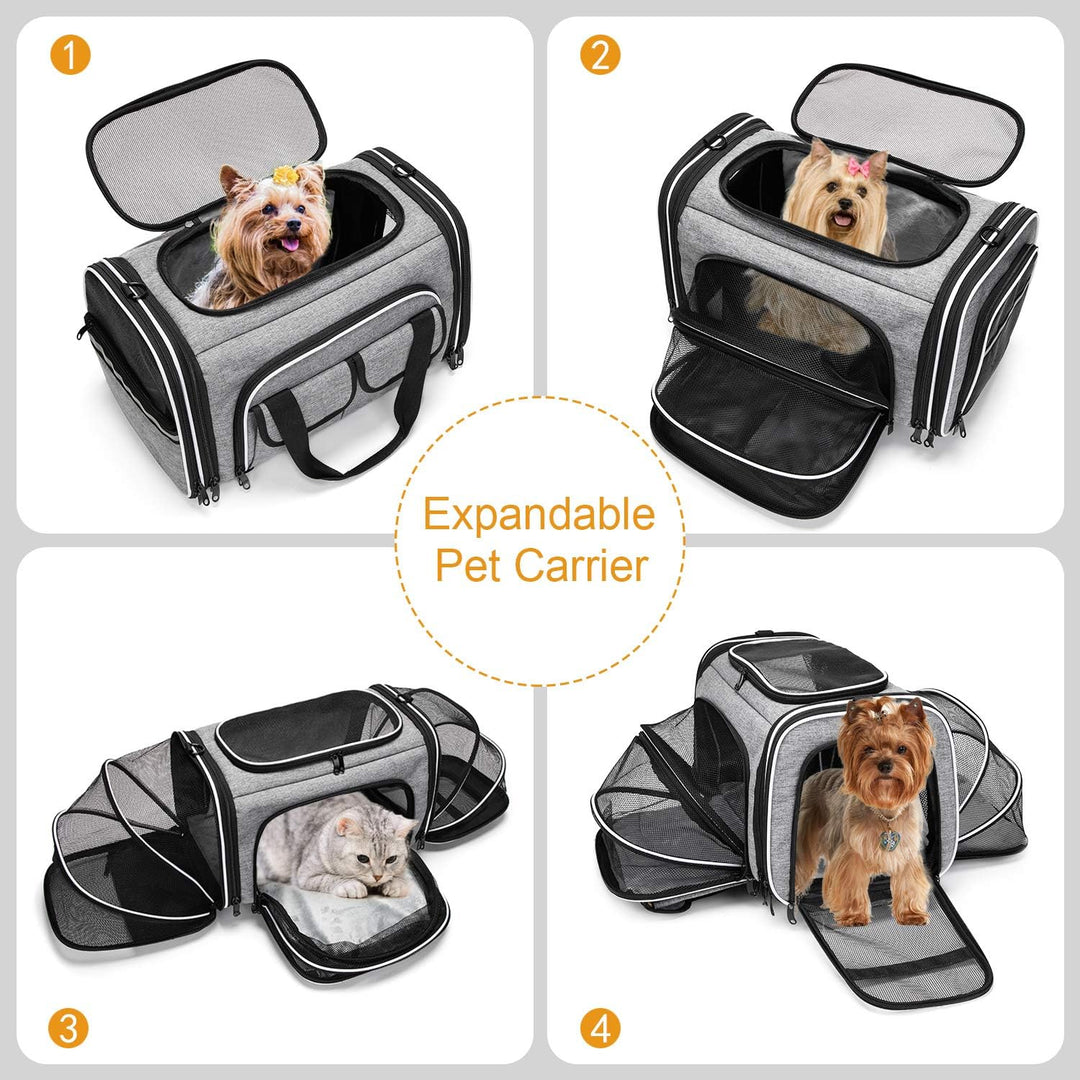 ESTARER Katzen Transportboxen, Faltbare Hundetasche, Atmungsaktive Katzentasche für Katze und Kleine