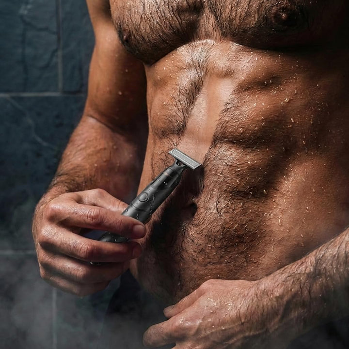2026 Elektrischer Körperhaartrimmer für Herren, Intimrasierer für den Leistenbereich & Schambereich