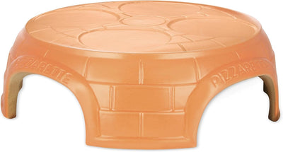 Emerio Pizzaofen, PIZZARETTE das Original, handgemachte Terracotta Tonhaube, neues PRE-BAKE Design,