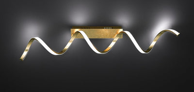 Wofi - LED moderne Spiral- Deckenleuchte Russel Design Deckenlampe (Deckenleuchte)