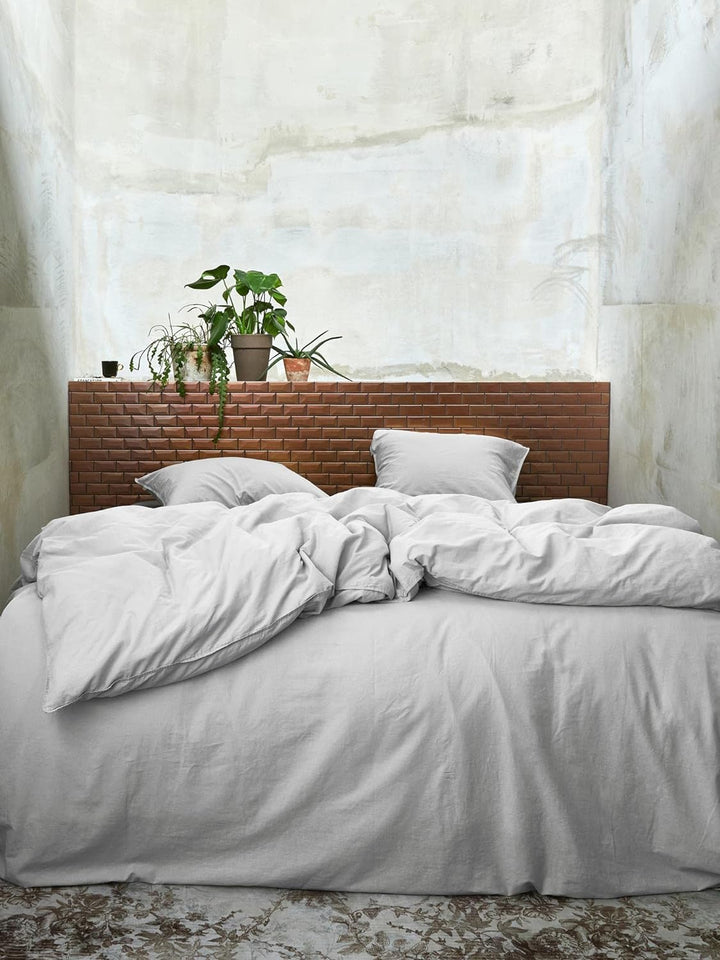 ESSENZA Bettwäsche Guy Silver 135x200 + 1x 80x80 cm, Silver 135x200 + 1x 80x80 cm