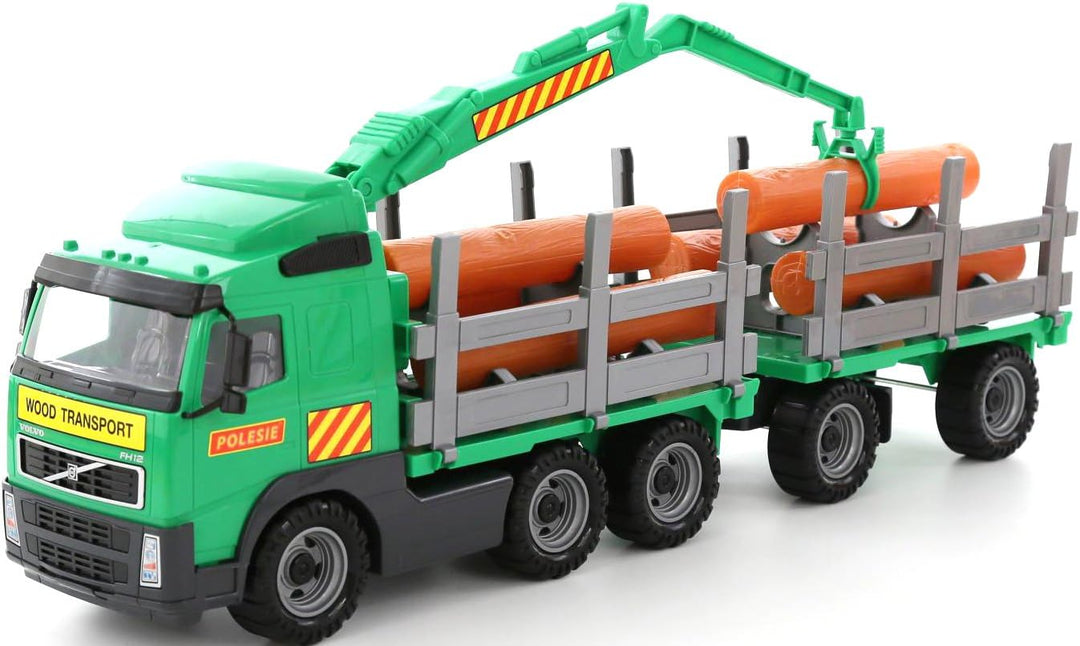 Polesie 8725 Volvo Holz LKW mit Anhänger
