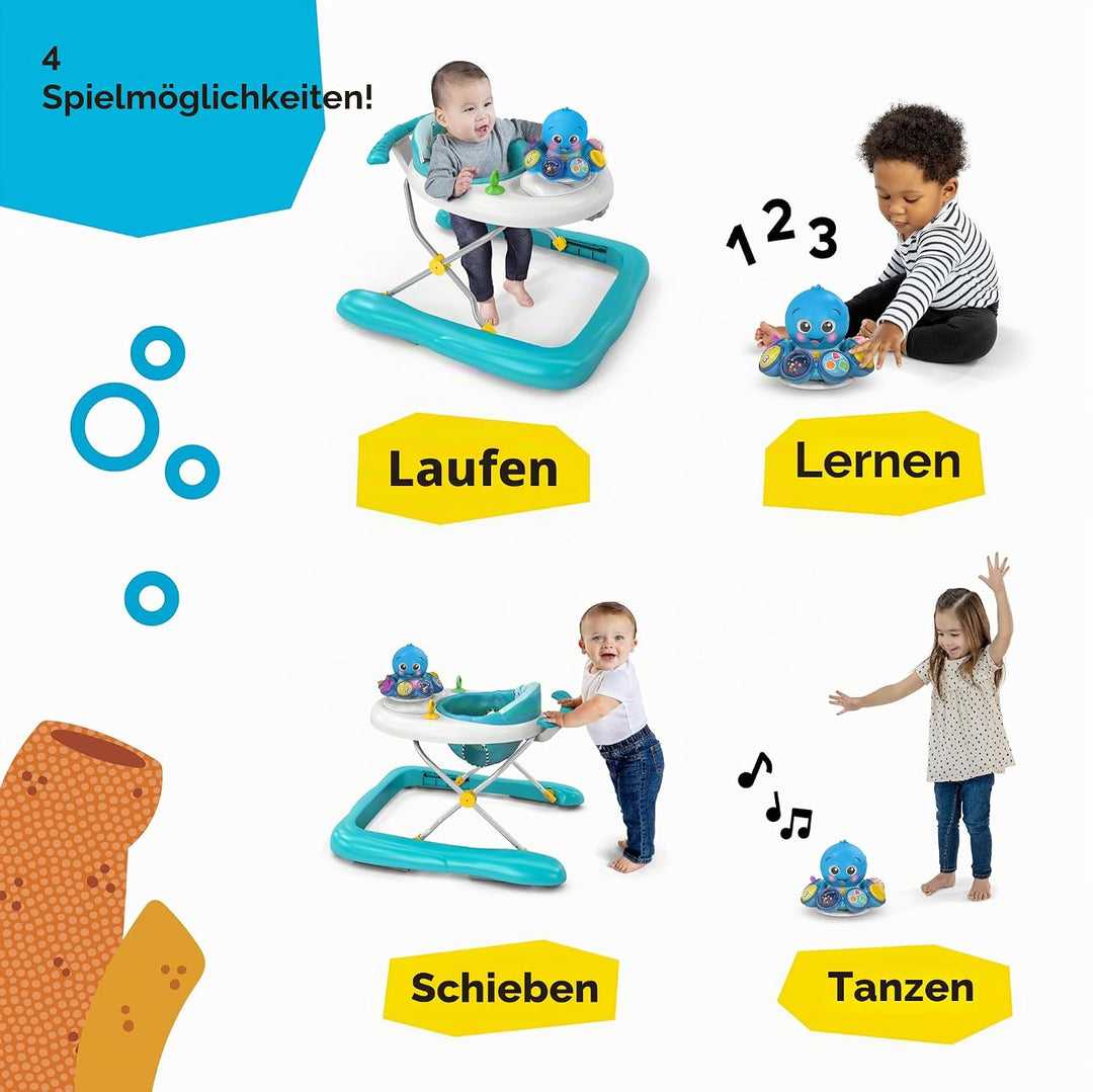 Baby Einstein Step &amp; Twirl Opus 4-in-1 Aktivitäten Lauflernhilfe, Musikalisch, für Kleinkinder im Al