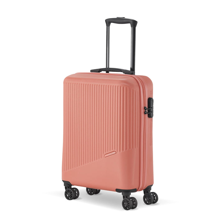 travelite 4-Rad Handgepäck Koffer klein 37 Liter, Gepäck Serie BALI: ABS Hartschalen Trolley erfüllt