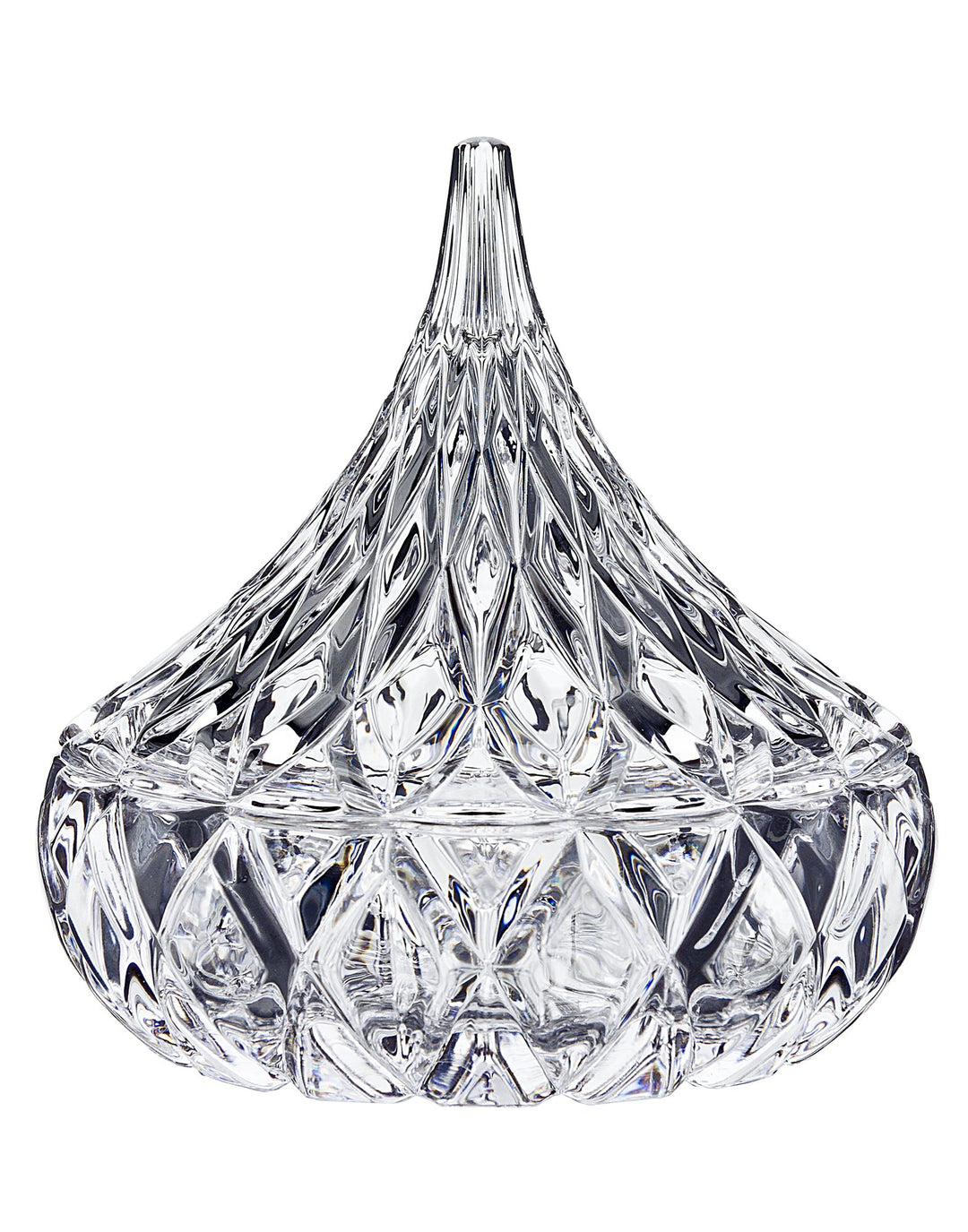 Godinger Crystal Famous Hersheys Kiss Crystal Candy Dish 1 Transparenter Kristall, 1 Transparenter K