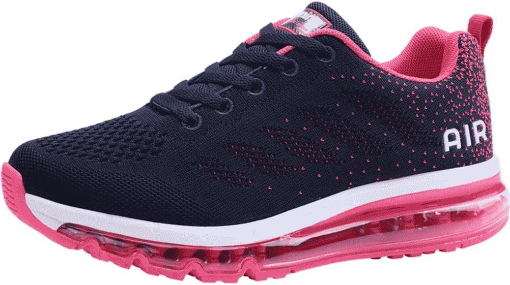 frysen Herren Damen Sportschuhe Laufschuhe mit Luftpolster Turnschuhe Profilsohle Sneakers Leichte S