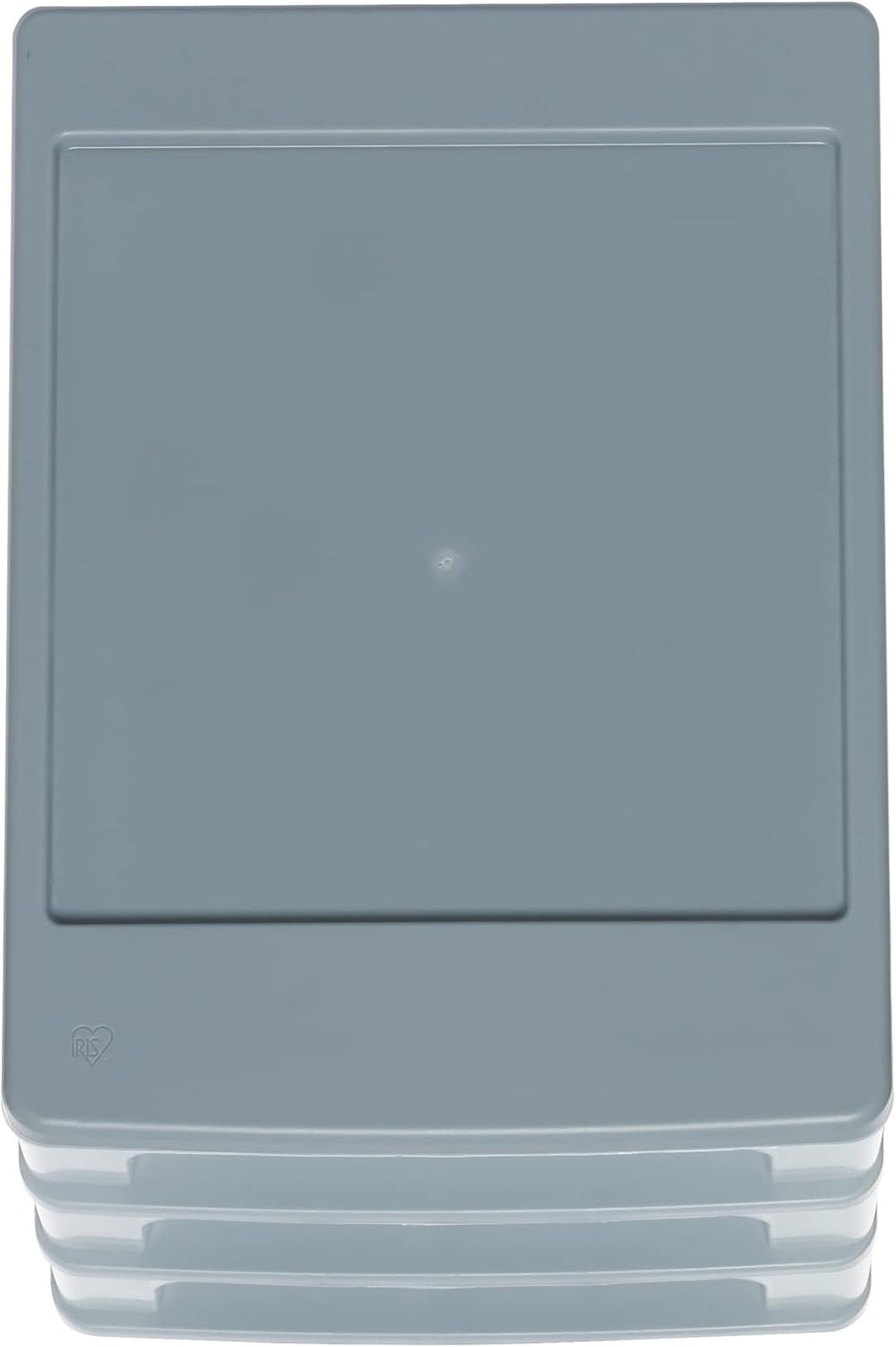Iris Ohyama, Schreibtisch-Organizer mit 3 tiefen Schubladen, Grau, Easy-Pull-System, A4, A5 & A6 For