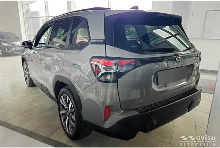 Avisa Matt-Schwarz Edelstahl Heckstossstangenschutz kompatibel mit Subaru Forester (SL) 2025- 'Ribs'