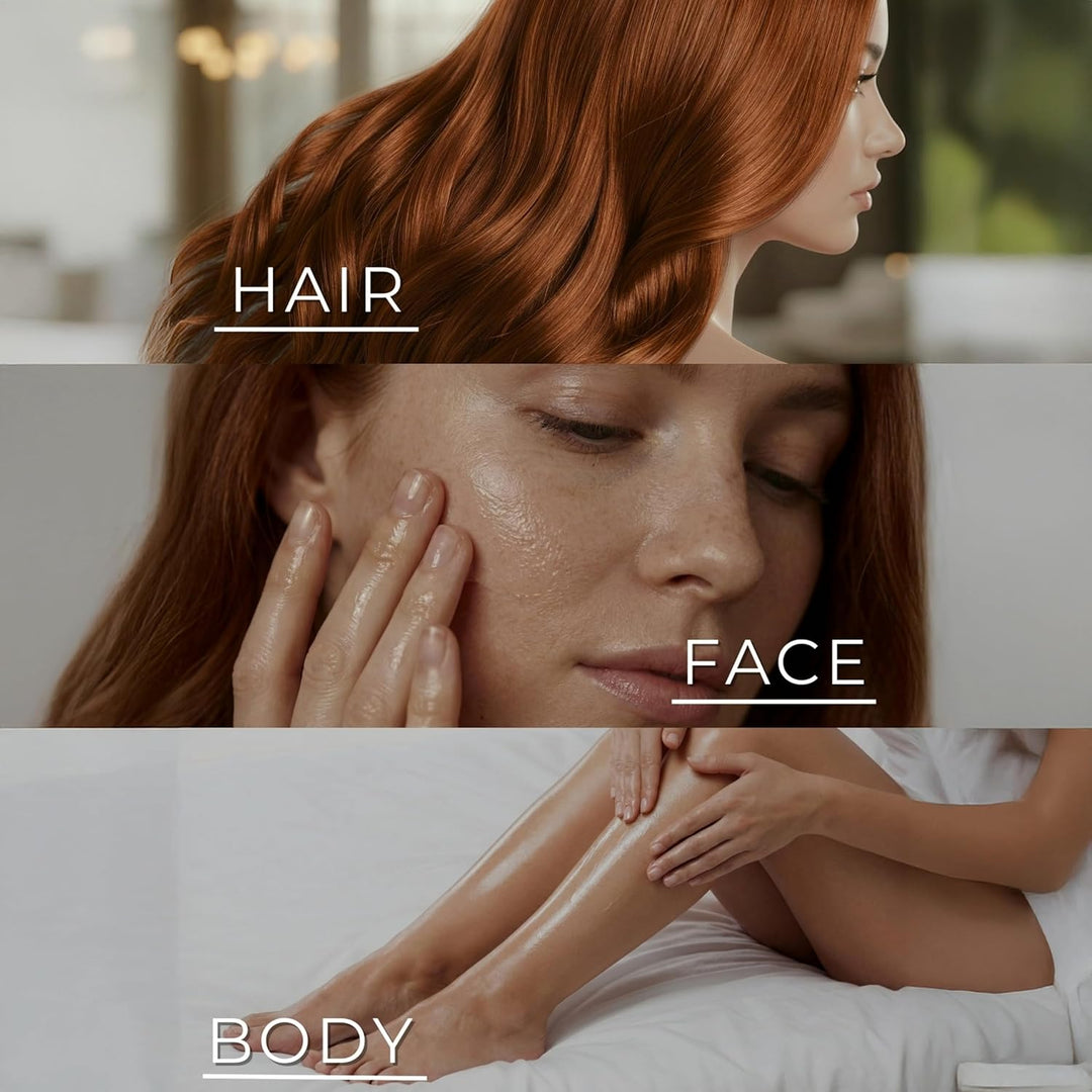 Softto+Plus Arganöl – Haaröl, Gesichtsöl & Körperöl, Anti-Aging Pflege mit Vitamin E, Anti-Frizz, in