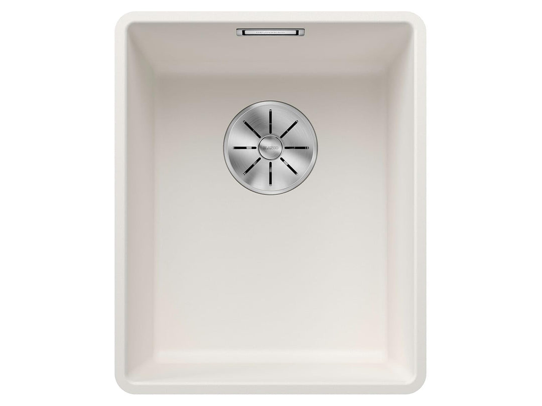 BLANCO SUBLINE 320-F | SILGRANIT weiss | Einbauart: Flächenbündig | ohne Ablauffernbedienung | 40er
