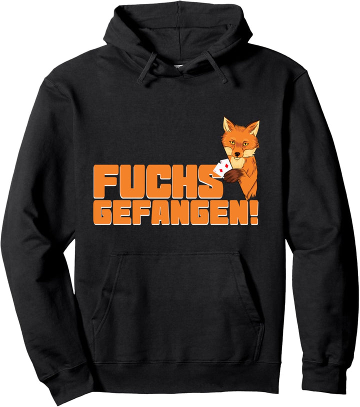 Doppelkopf Fuchs gefangen Kartenspiel Pullover Hoodie