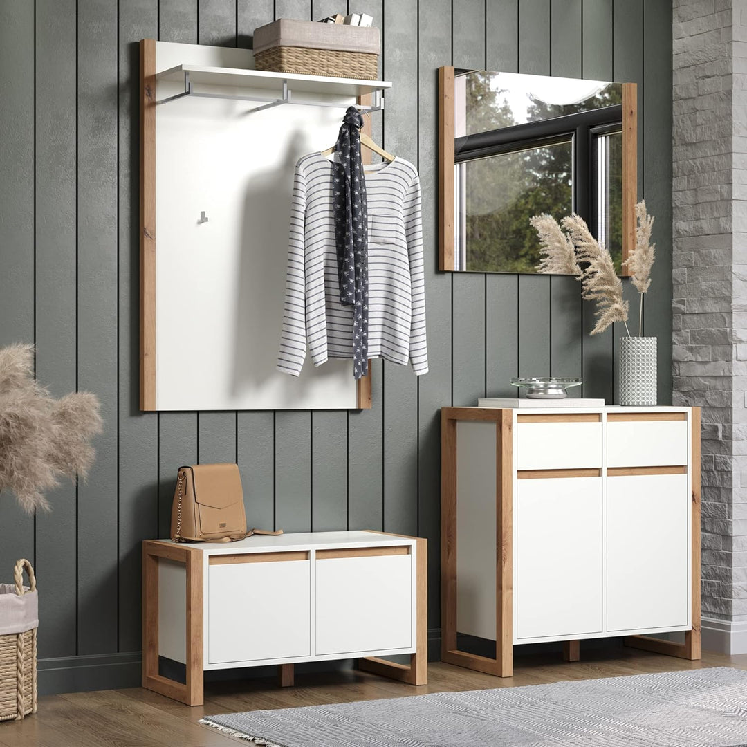 trendteam smart living - Wandspiegel Spiegel - Garderobe - Dakota - Aufbaumass (BxHxT) 78 x 69 x 4 c
