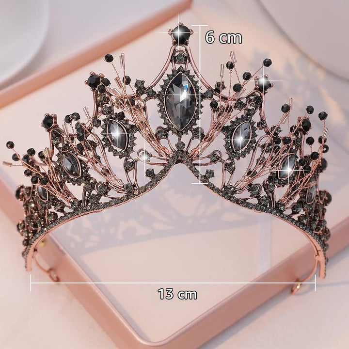 Tiara Kristallkrone für Bridal, Prinzessin Diadem Hochzeit Tiara Crown für Hochzeit Abschlussbälle P