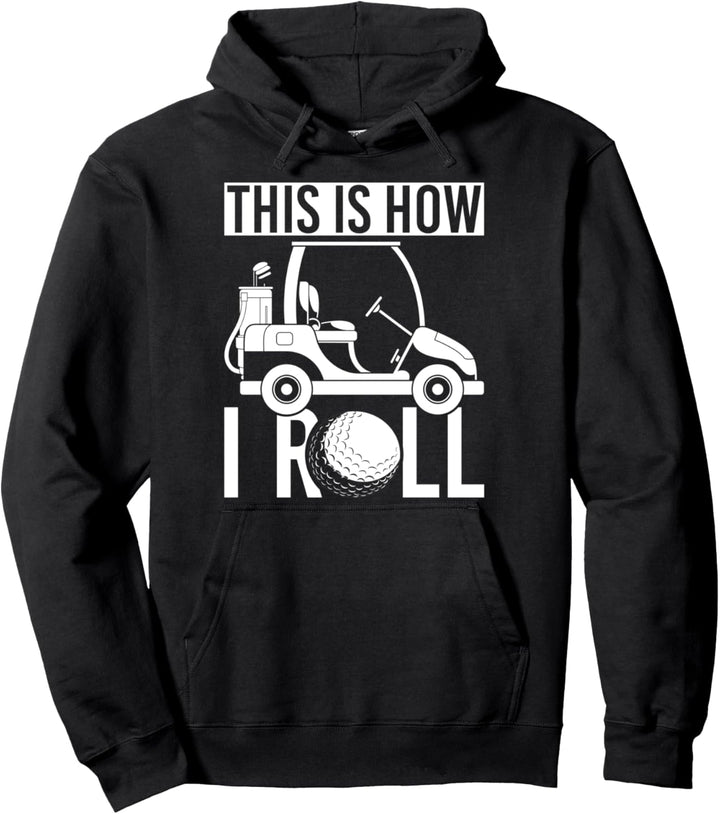 Golfball Hobby Golfer Golfkart Golfspieler Lustiges Golf Pullover Hoodie