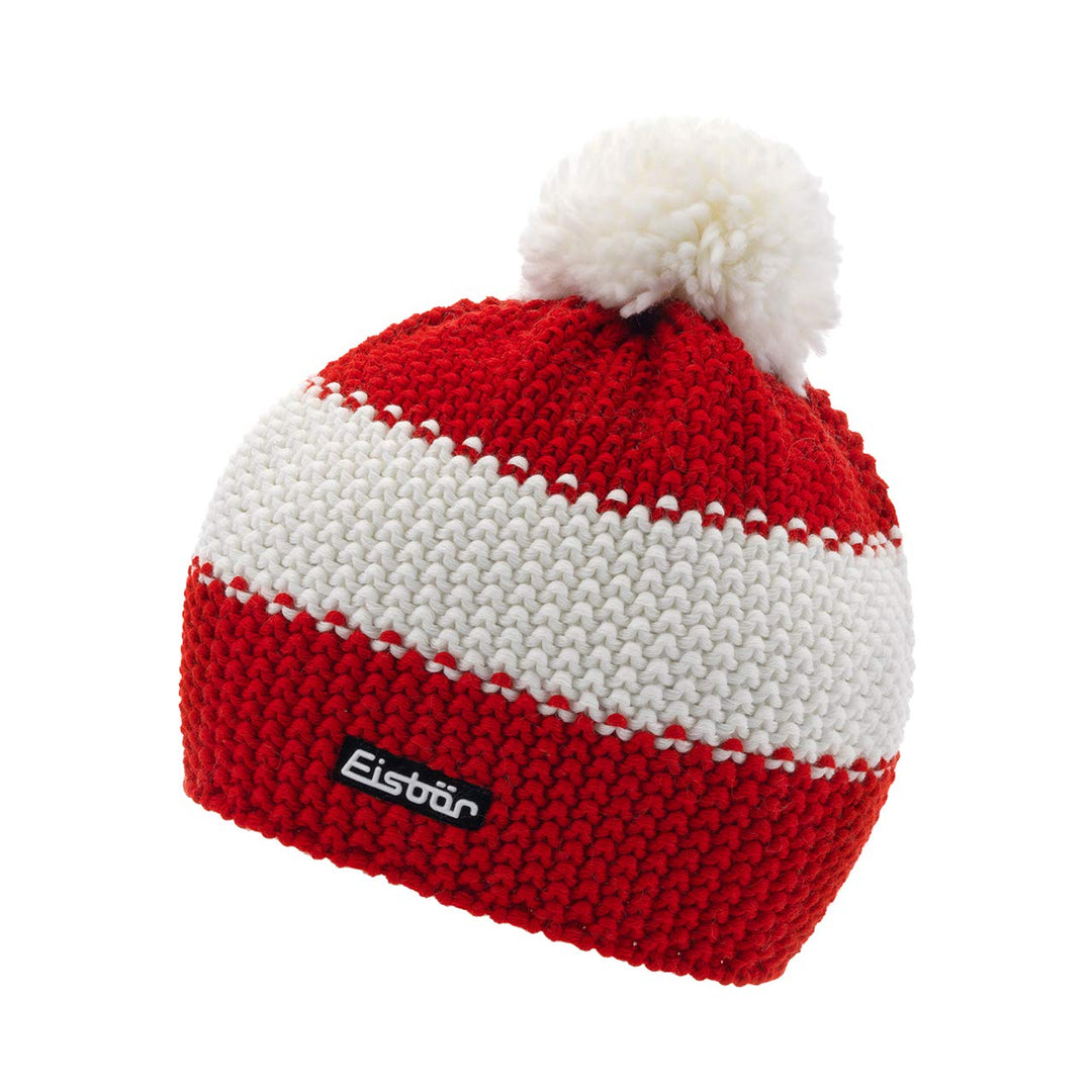 Eisbär Strickmütze Star Pompon MÜ Kids ardea/White/ardea
