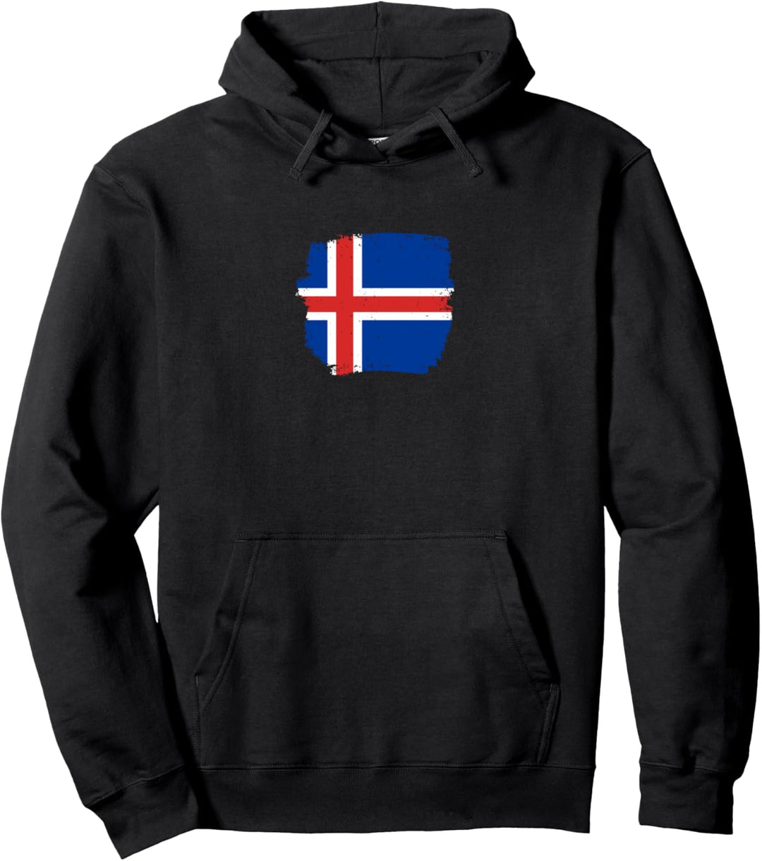 Island Herzschlag Isländische Flagge Isländer Pullover Hoodie