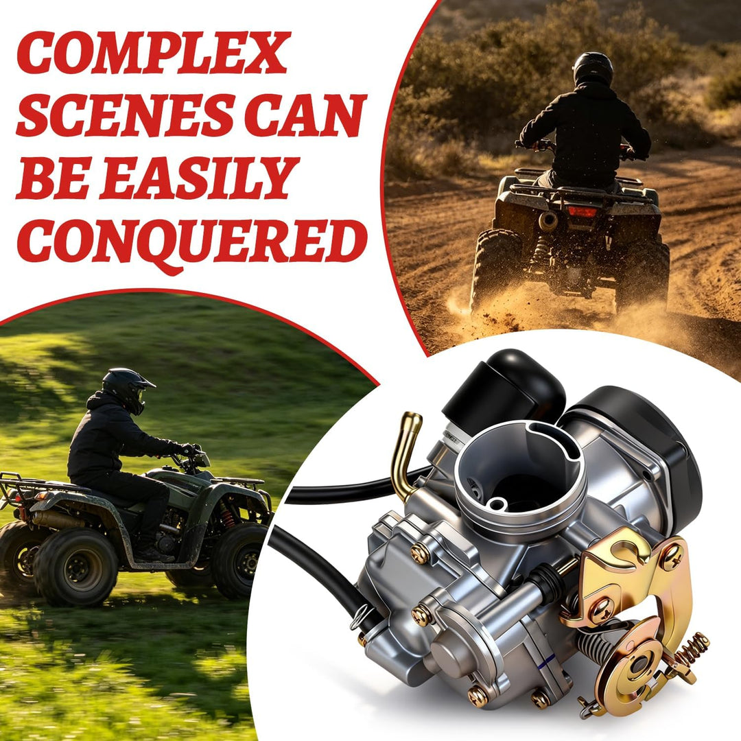 JFG RACING 26 mm CVK26 Vergaser Ersatz für ATV Scooter GY6 150 cc 200 cc 250 cc Motorrad Roller cvk2