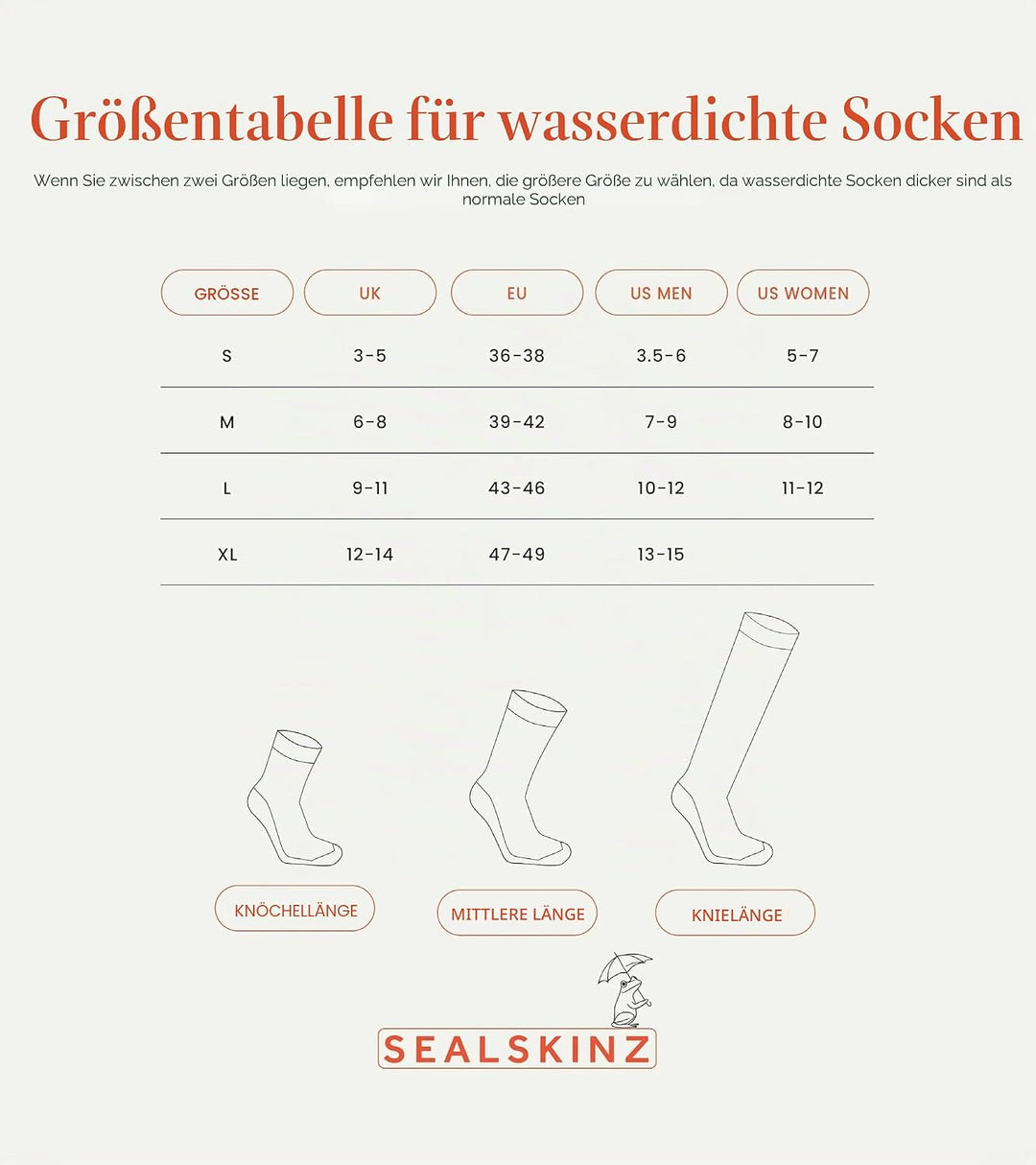 Sealskinz Wasserdicht Warm Wetter Mid Länge Socke mit Hydrostop schwarz / grau S, schwarz / grau S