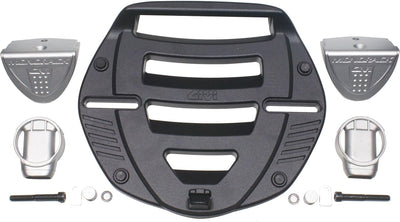 Givi PLATINE MM MM Kunststoff-Platten-Kit komplett für F-Träger, Schwarz, 40