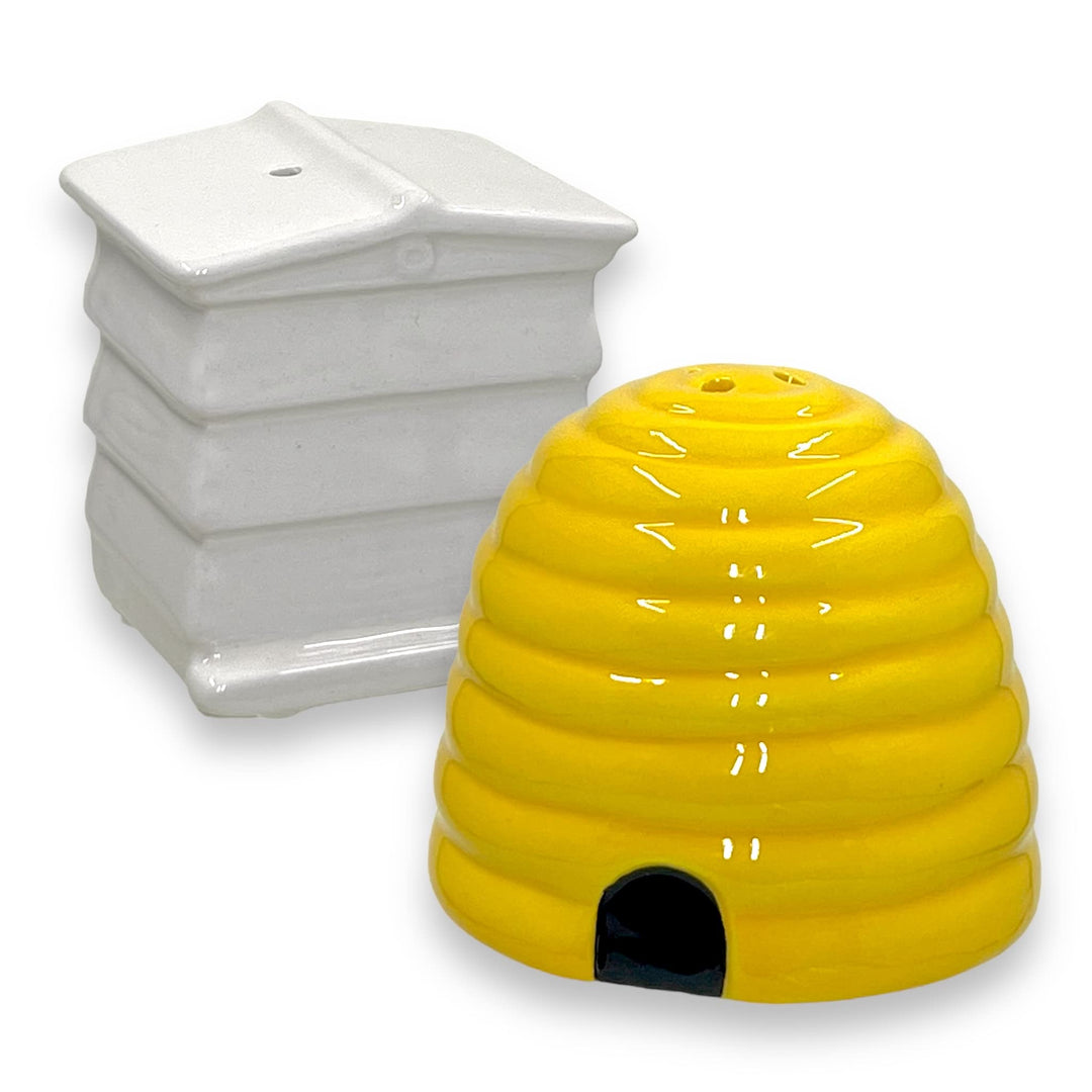 MIJOMA Salz- & Pfefferstreuer Set - Stilvolles Porzellandesign, Lebensmittelecht, Einfach zu Befülle