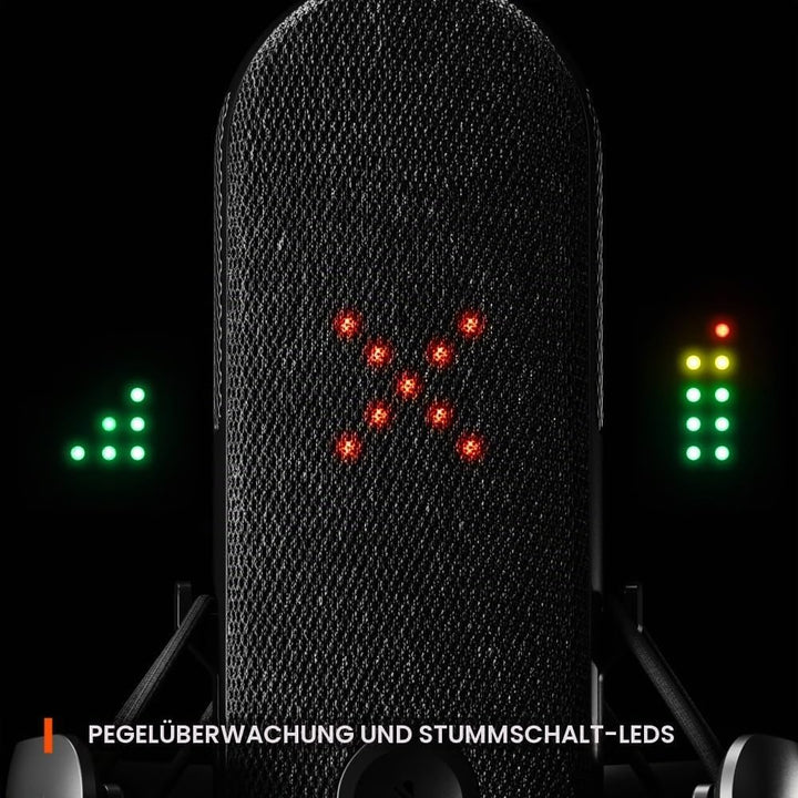 SteelSeries Alias USB-Mikrofon für PC – 3 Mal grössere Kapsel fürs Gaming, Streaming und Podcasting