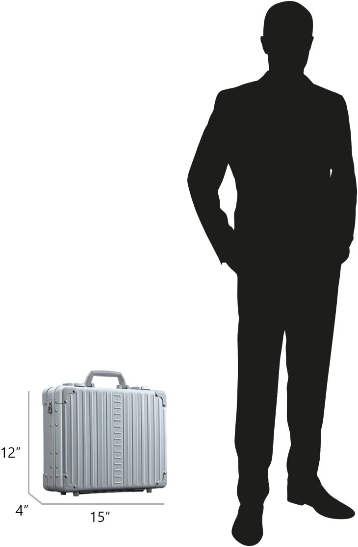 ALEON 15" Business Attache Aluminium Hardside Business Aktentasche Einheitsgrösse Saphir, 38 Blau