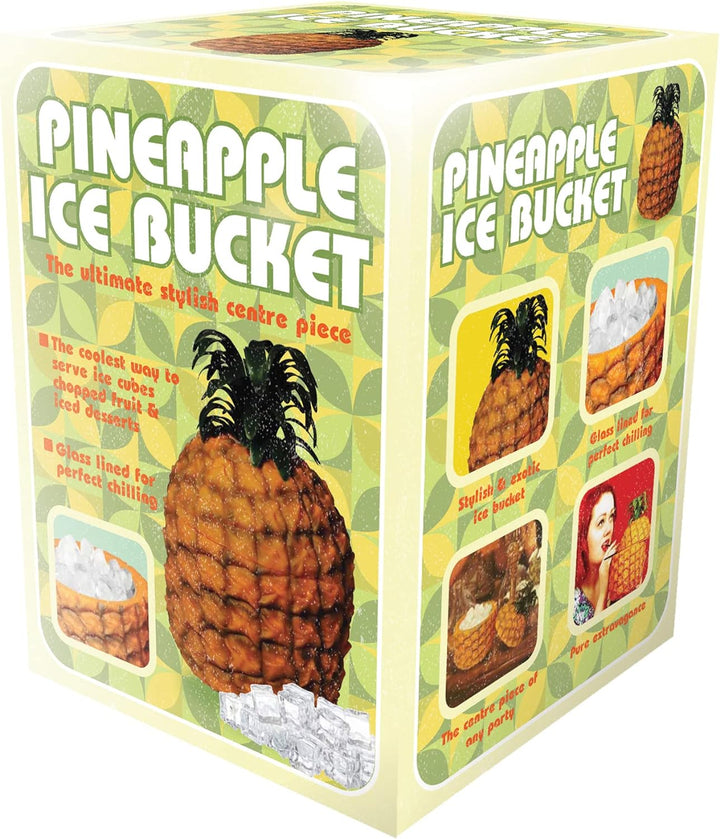 Bar Bespoke Retro Ananas-Eiskübel – Vintage-Kunststoff in Ananasform 1 —, 1 —