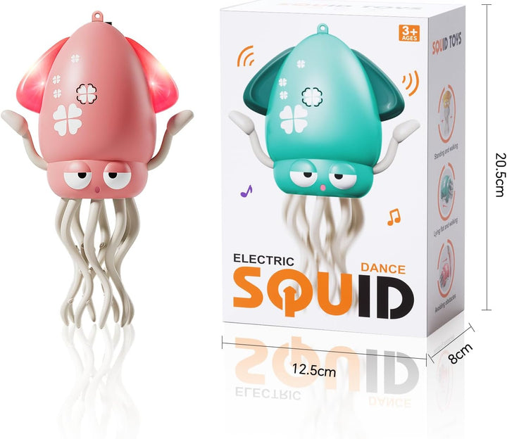 Tanzender & krabbelnder Oktopus mit LED Lichtern und Musik - Automatisch schwingendes musikalisches