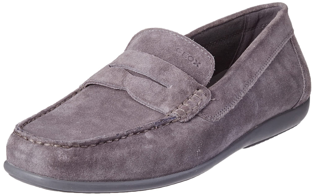 Geox Herren U Ascanio A Mokassins 42 EU Grau, 42 EU Grau