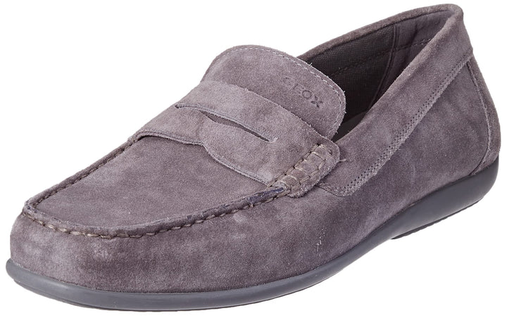 Geox Herren U Ascanio A Mokassins 42 EU Grau, 42 EU Grau