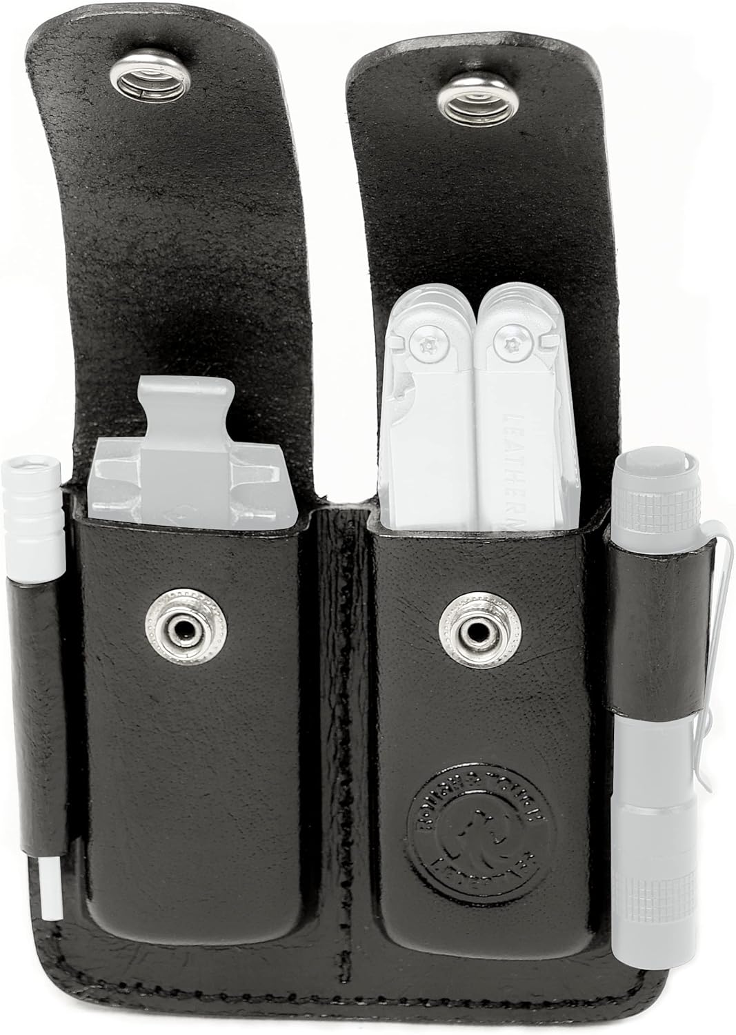 Ledertaff Premium Holster Leder Tasche für Leatherman Wave, Bit Kit, Bit Driver Extender und Taschen
