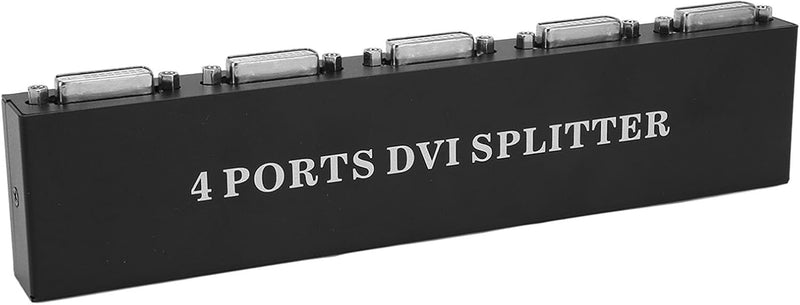 DVI Splitter 1 in 4 Out, 1920 X 1440 Auflösung, Verlustfreie HD Verteilung, Video Duplikator für Spl