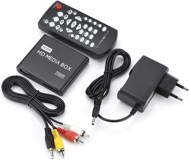 VBESTLIFE 110-240 V Full HD Box Media Player,16 Sprache 1080 P Media Player Box Unterstützung USB MM