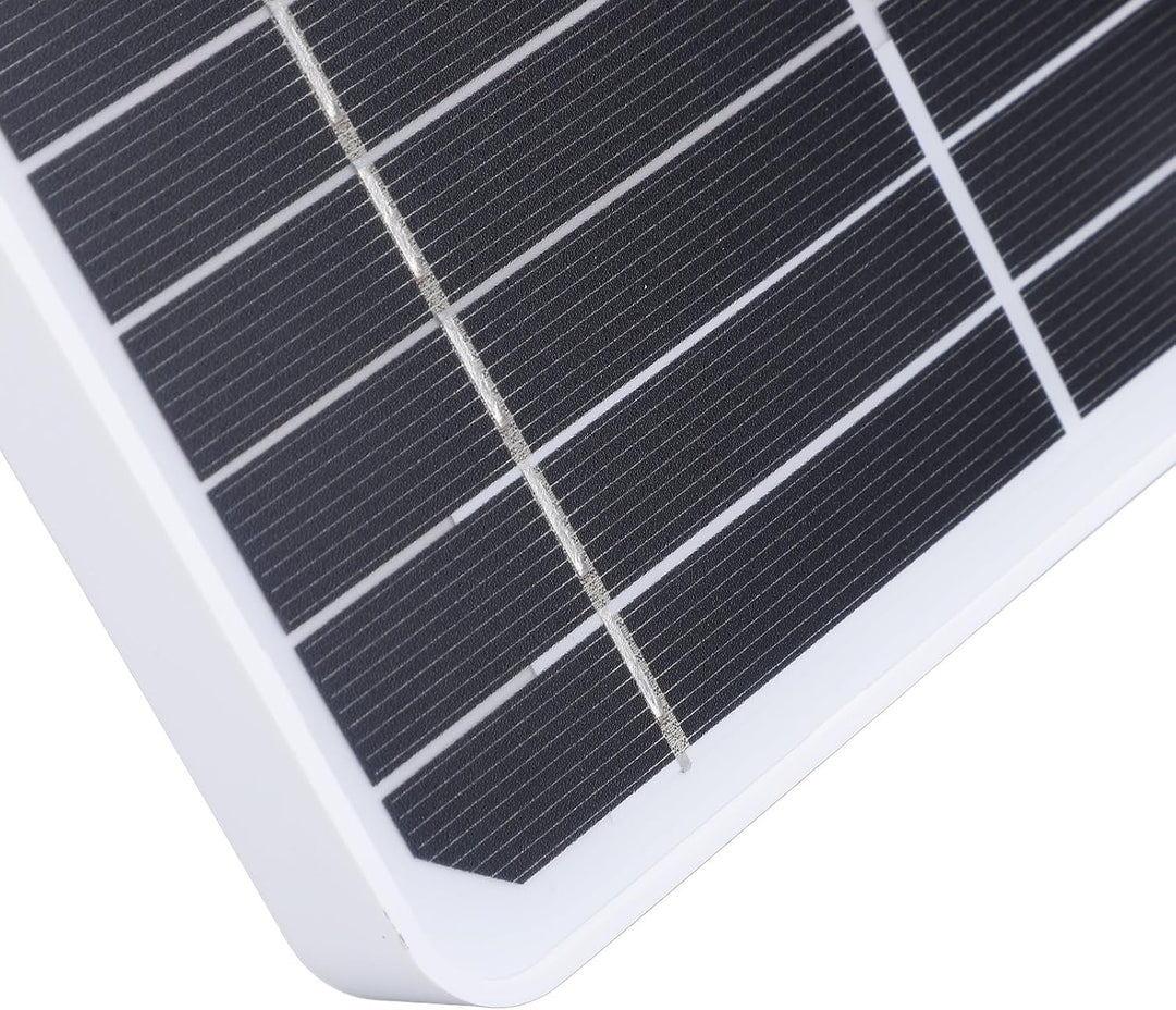 Solarpanel für Sicherheitskamera, 20W 5V Solarpanel kompatibel mit wiederaufladbarer Batterie Kamera