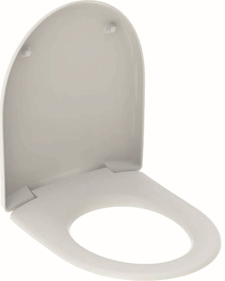Geberit RENOVA WC-Sitz / Toilettensitz - Befestigung von unten, WC-Deckel überlappend, Duroplast, we