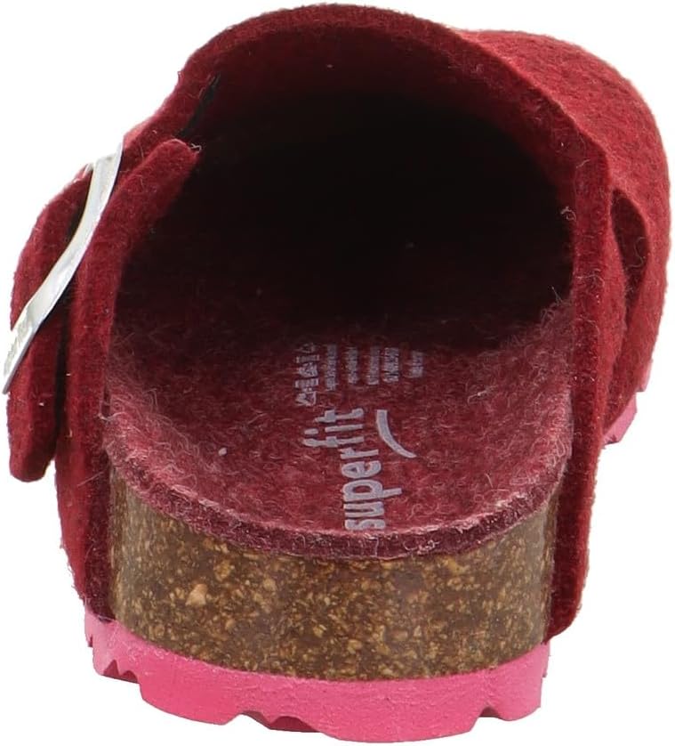 Superfit Mädchen FUSSBETTPANTOFFEL Pantoffeln 27 EU Rot 5010, 27 EU Rot 5010