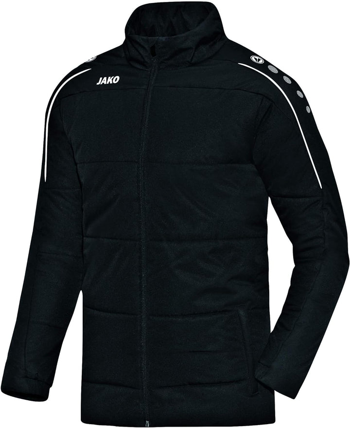 JAKO Kinder Coachjacke Classico, marine, 152, 7150 L Schwarz, L Schwarz
