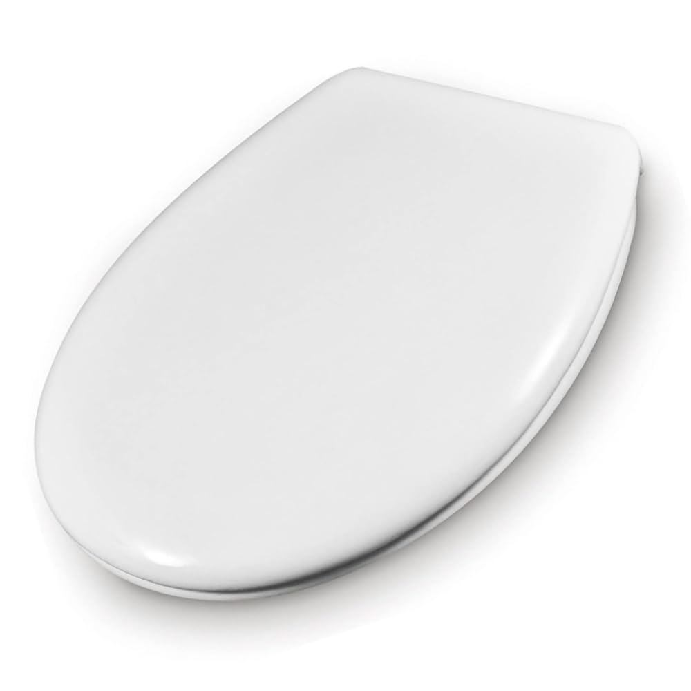 4632101 Schläfer WC Sitz Havel, Toilettendeckel antibakteriell, Toilettensitz Duroplast weiss, Klode