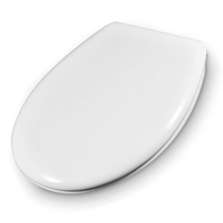4632101 Schläfer WC Sitz Havel, Toilettendeckel antibakteriell, Toilettensitz Duroplast weiss, Klode