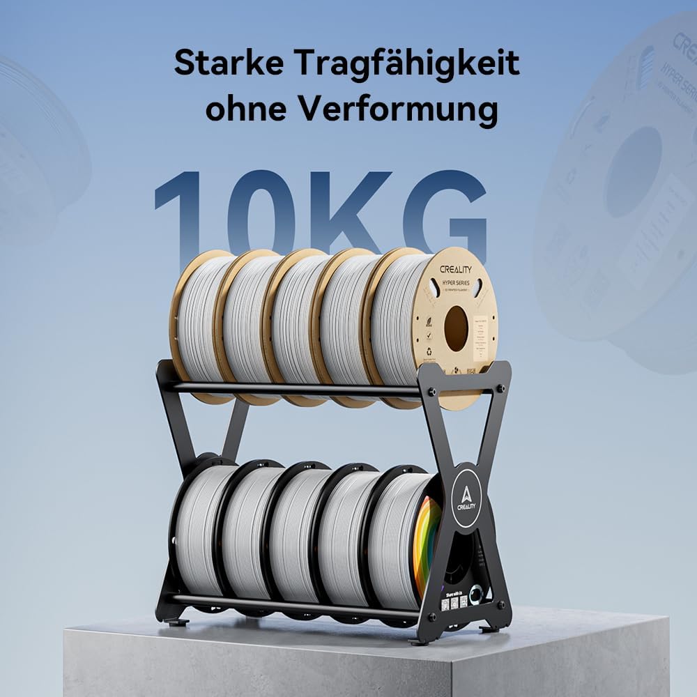 Creality Filament Trocknungsbox, 3D Filament Aufbewahrung mit Magnetverschluss, Feuchtigkeits & Stau