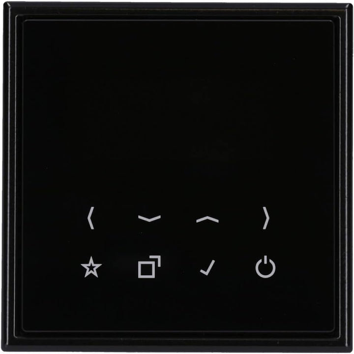 Jung Smart Radio DAB Bluetooth Komplett-Set Serie LS Schwarz DABLSBTSW mit 1-Fach Rahmen LS981SW