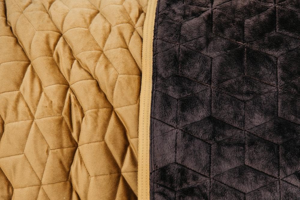 Kentucky Horsewear Show Rug Velvet Turnierdecke, Grösse:125, Farbe:Mustard 125 Mustard, 125 Mustard