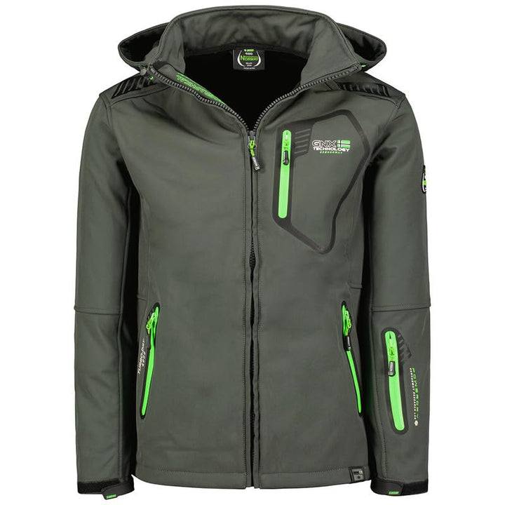 Geographical Norway Tanada Men - Softshelljacke Herren Wasserdicht atmungsaktiv Kapuze - Outdoor Man