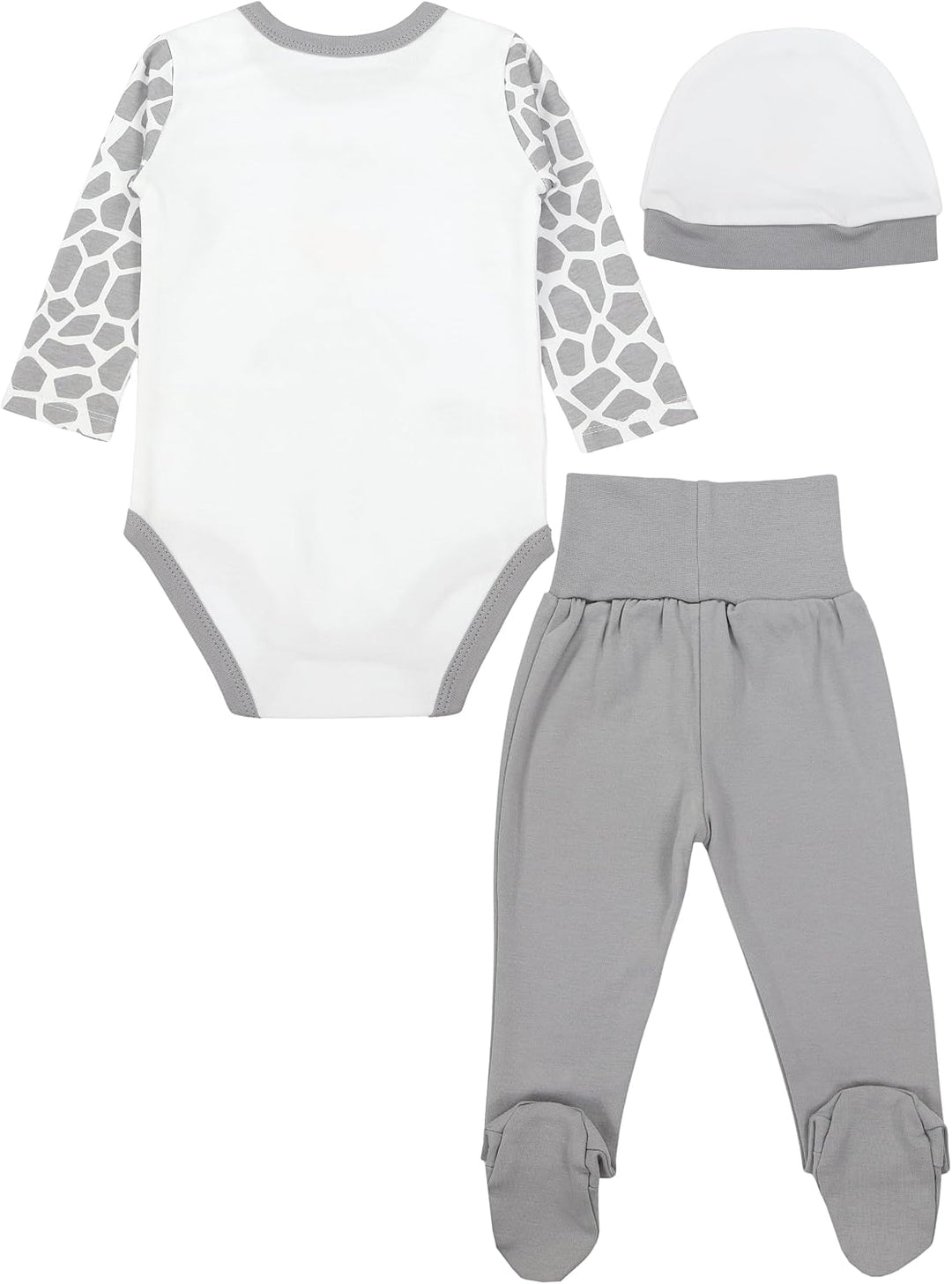 TupTam Baby Mädchen Jungen Bekleidungsset Langarmbody Hose Mütze mit Aufdruck Spruch 3 teilig 74 Gir