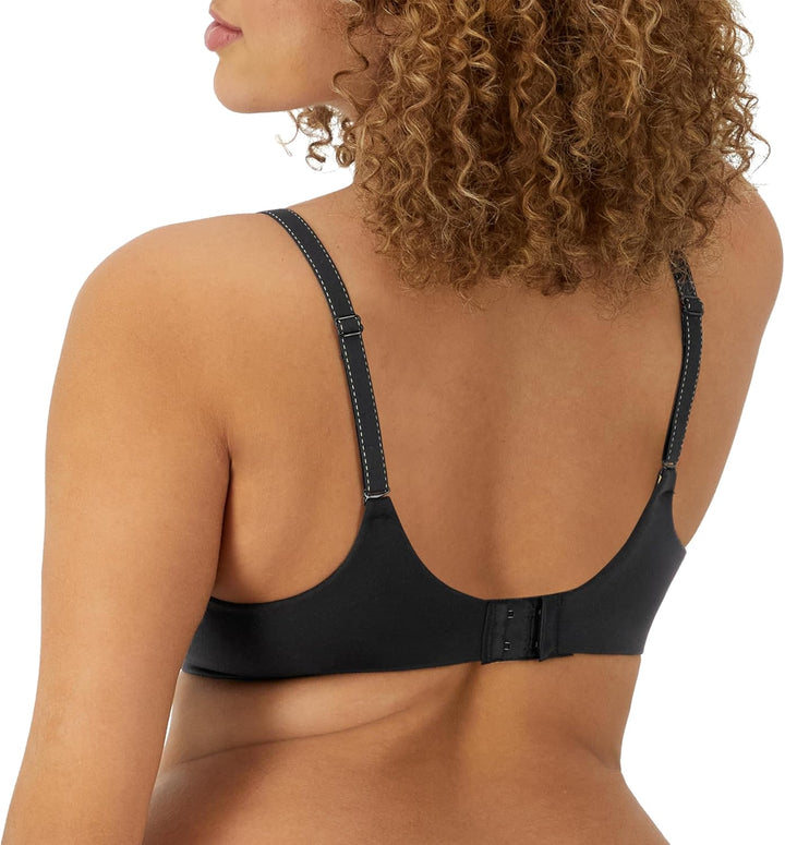 Maidenform Damen Comfort Devotion-Underwire Bügel-BH 75B Schwarz/Körbchen-futter, 75B Schwarz/Körbch