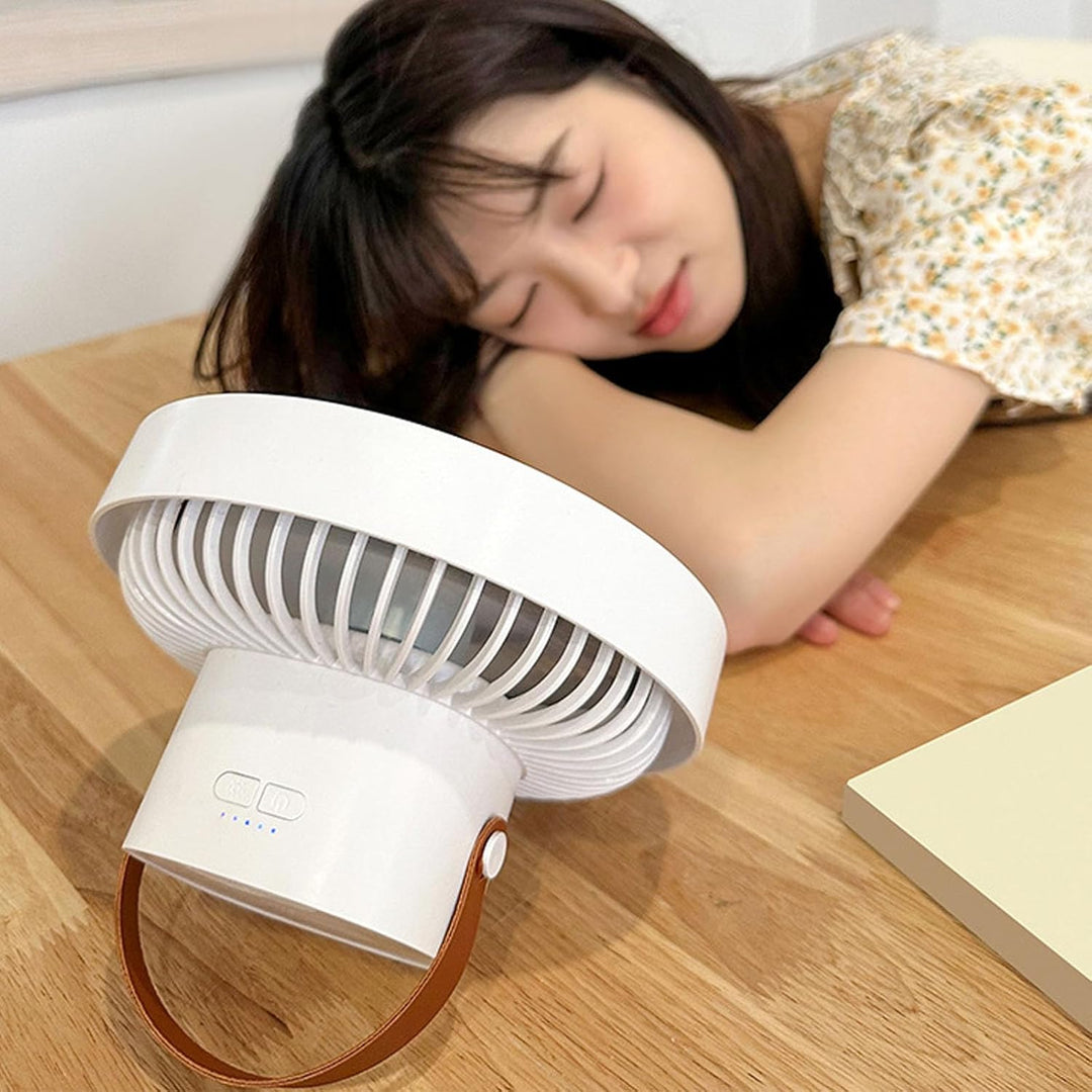 Jeffergarden Kleiner Wandventilator, 3 Geschwindigkeiten, Fernbedienung, Nachtlicht, für Wohnmobil,