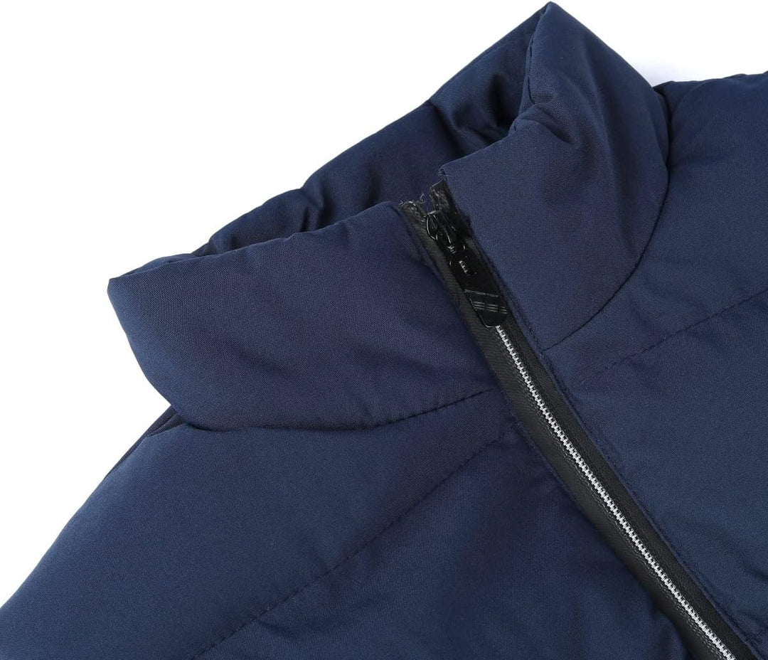 YOUTHUP Weste Herren Steppweste Winter Freizeit Wärme Ärmellose Sportweste Outdoor Stehkragen Winter