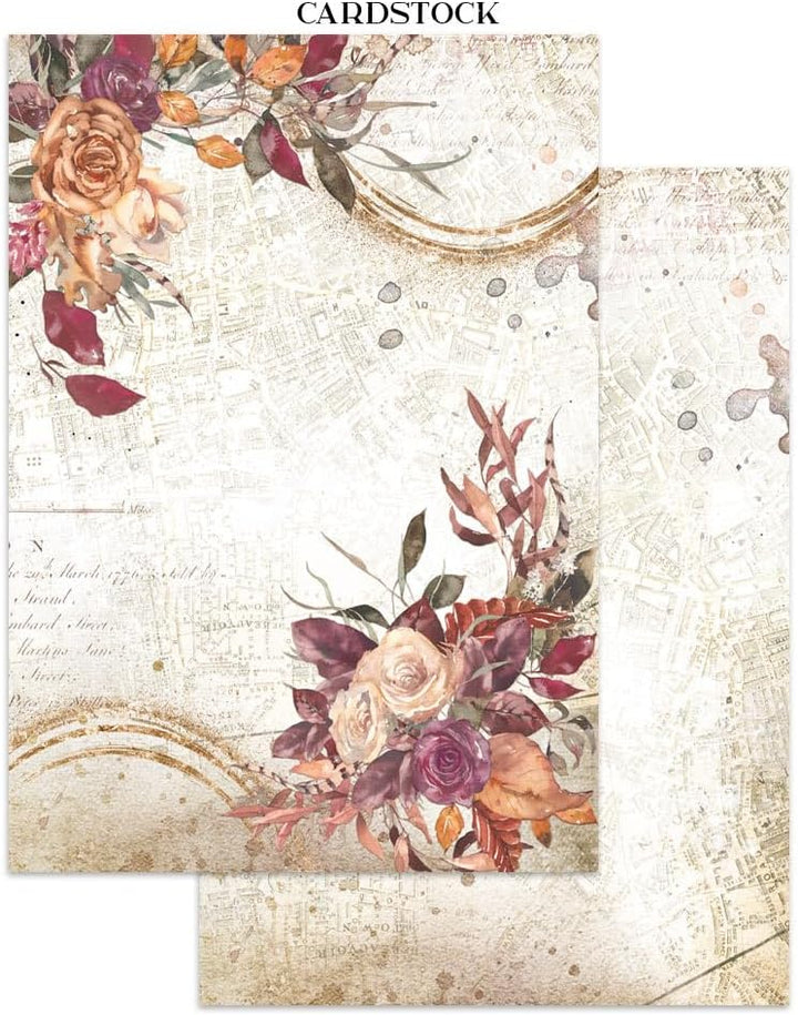 Stamperia - Junk Journal Stickers, Die-Cuts &amp; Backgrounds (Our Way) (Focus Point) (A5)